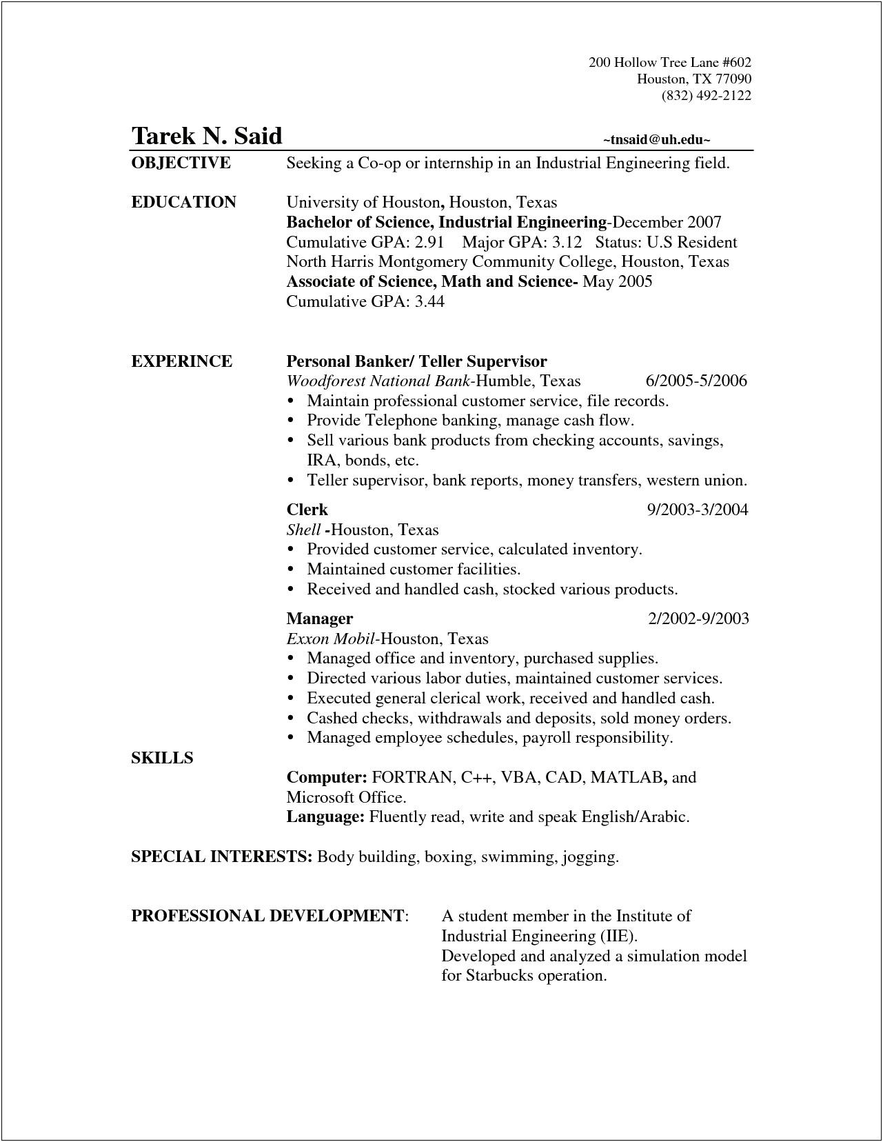 Teller Entry Level Resume Qualification Summary