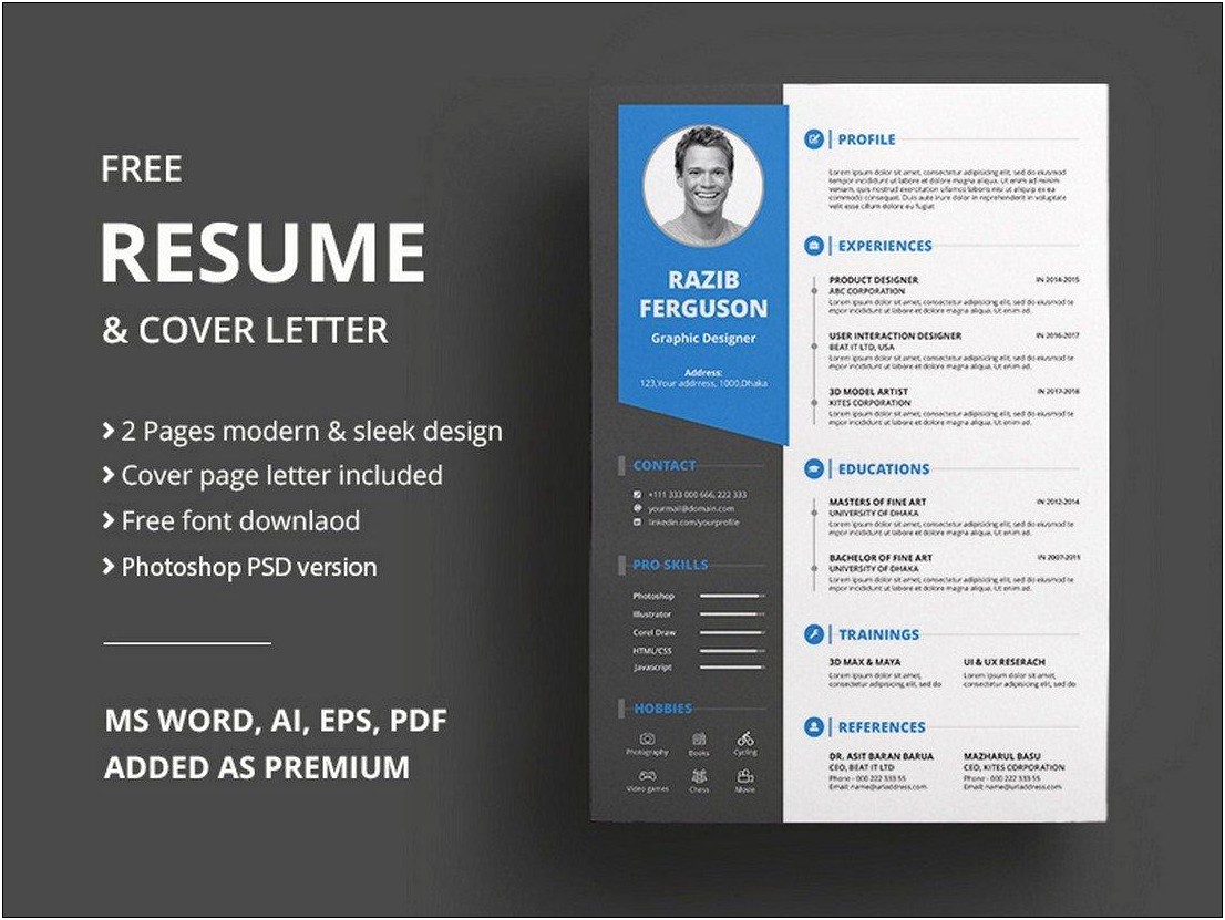 Template For Cover Page Of Resume