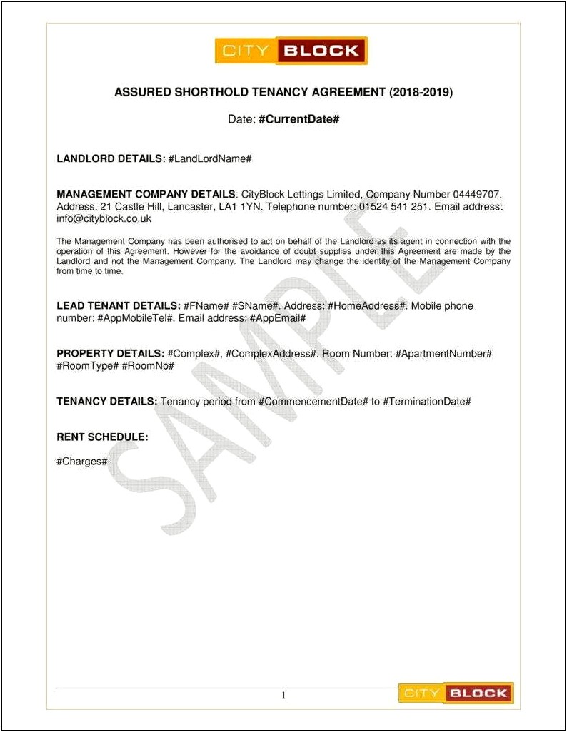 Tenancy In Common Agreement Template Free