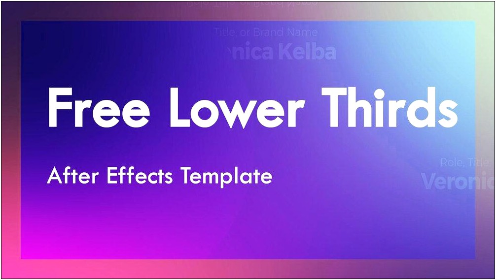 Text After Effects Template Free Download