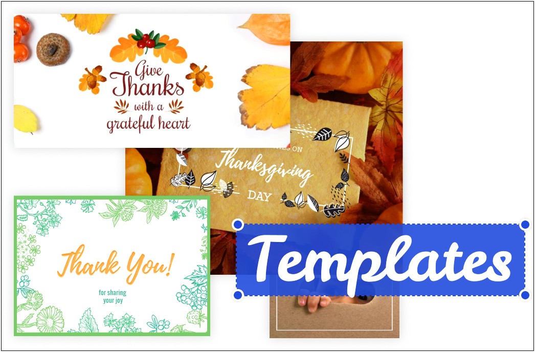 Thank You Cards Free Online Templates