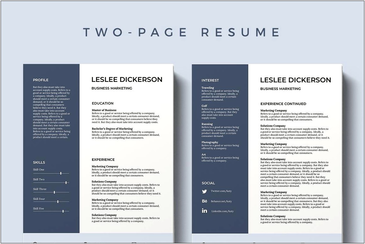 The Best Free Resume Templates 2017