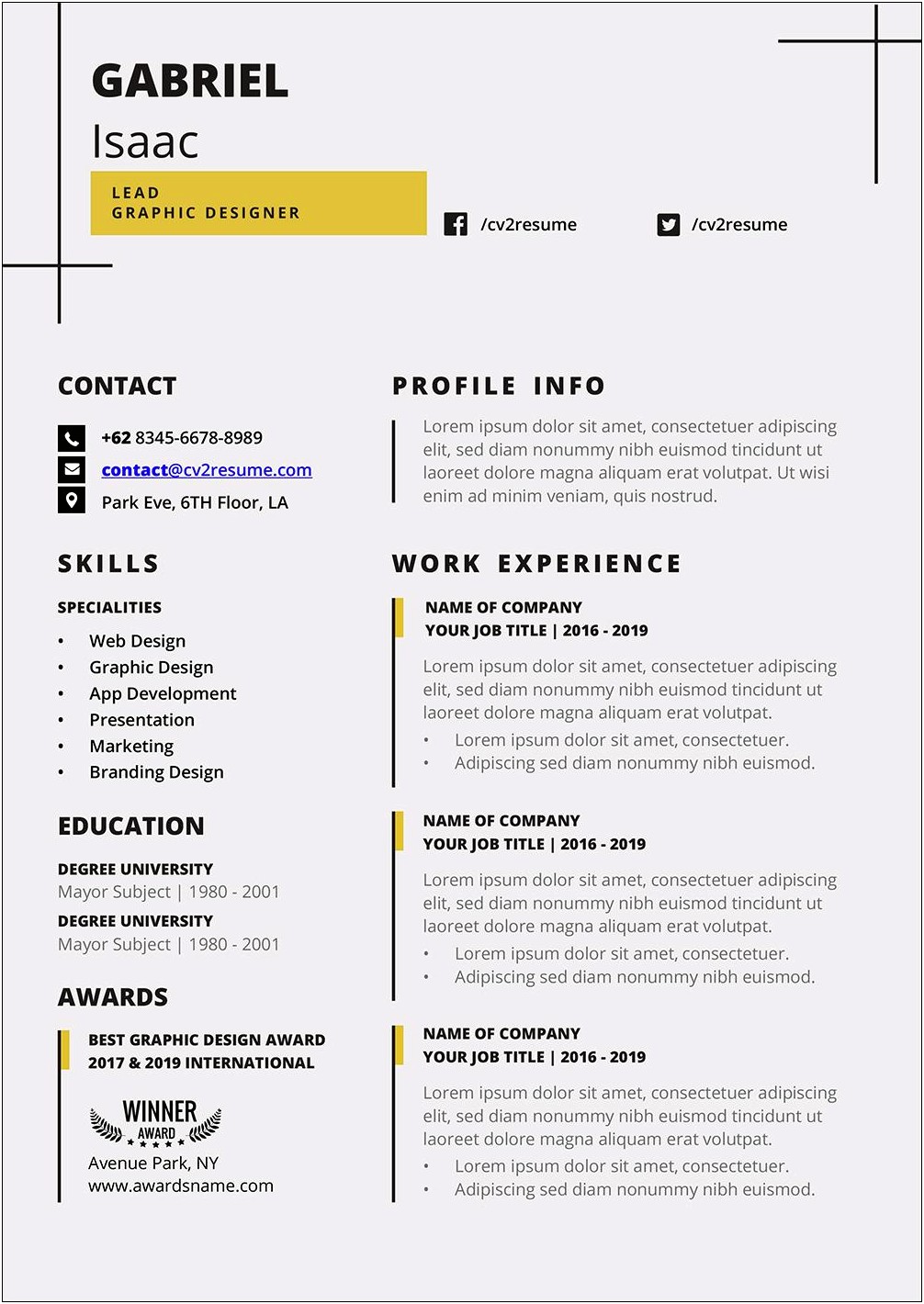 The Perfect Resume In Word Format