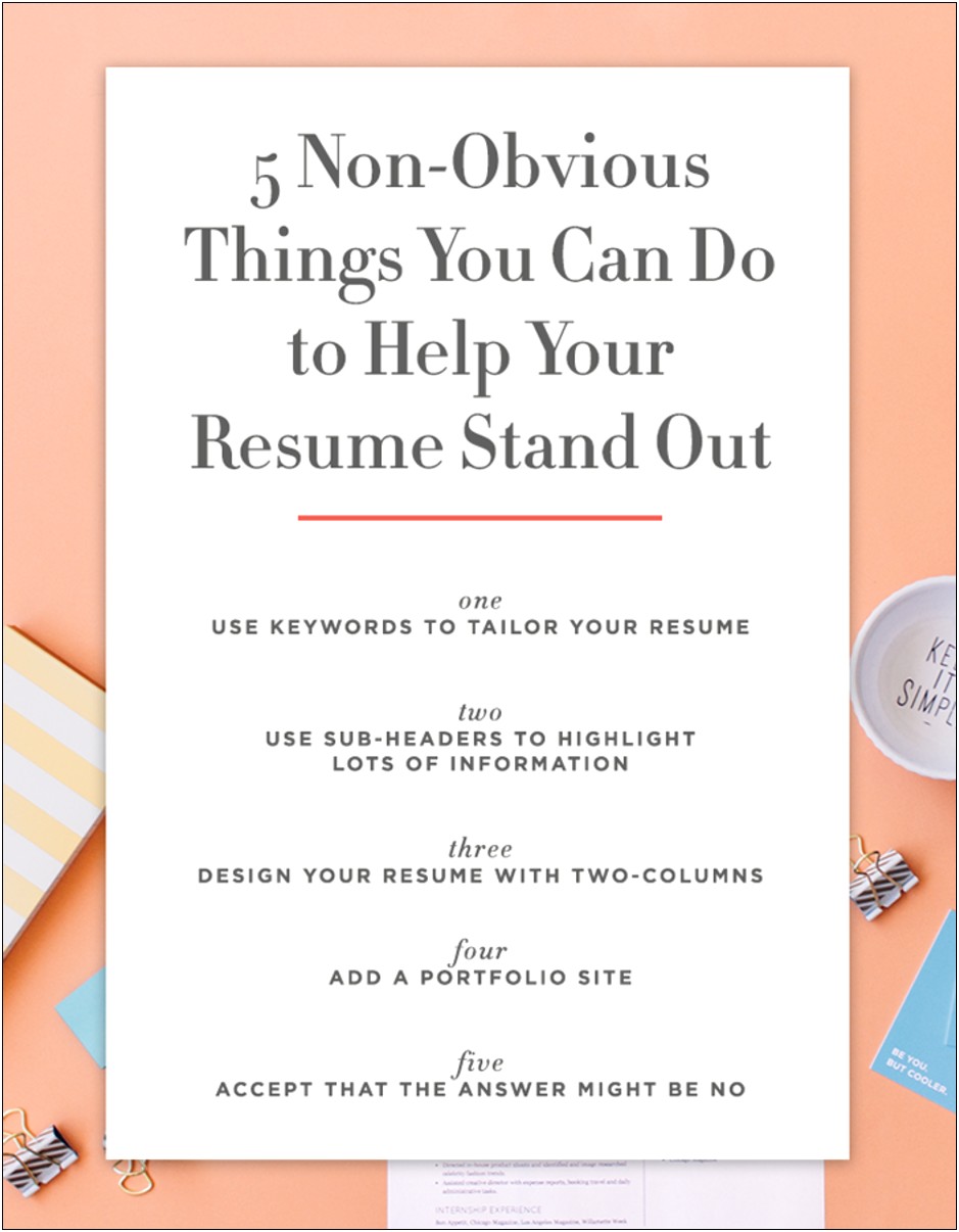 The Thing You Put A Resume In