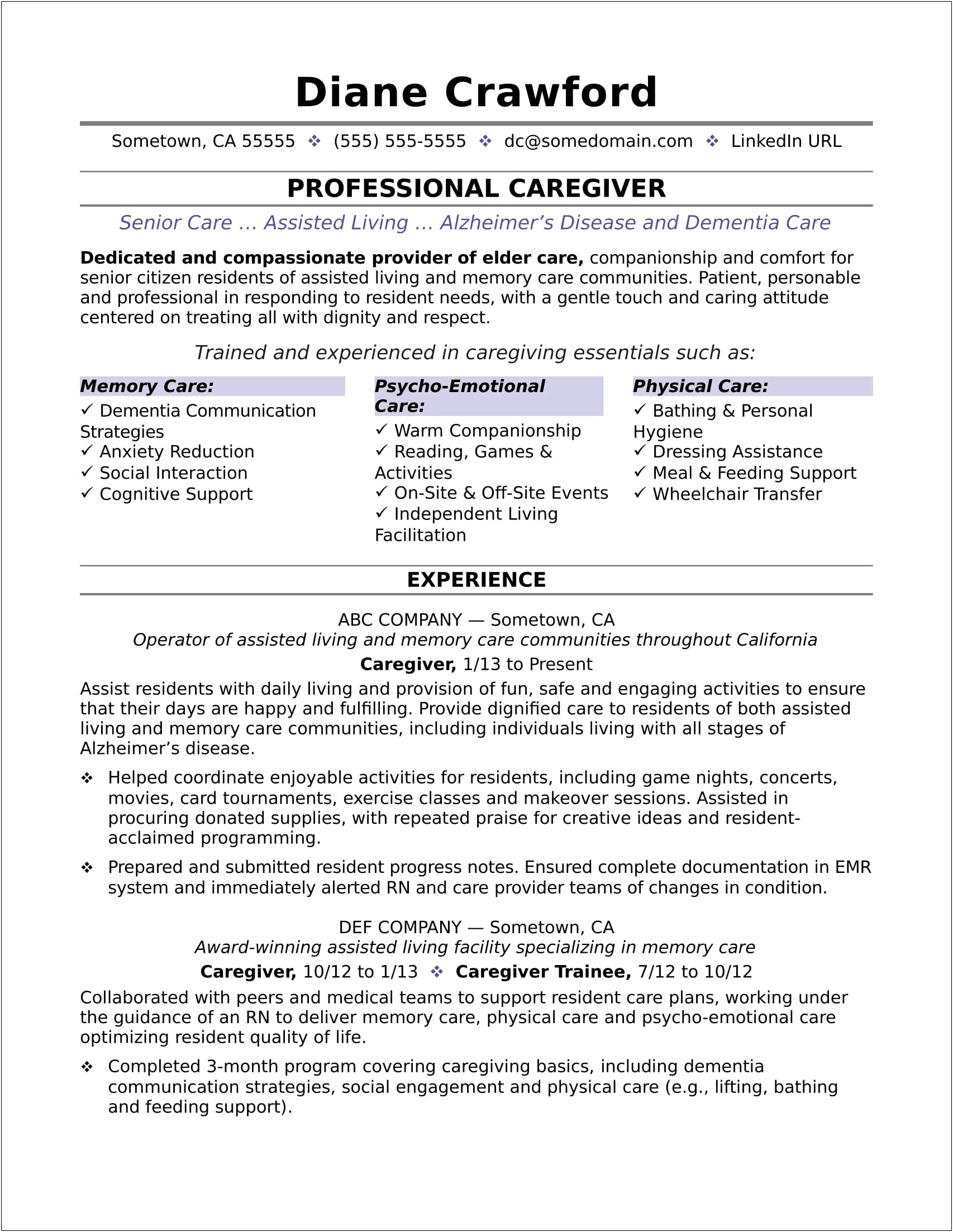 Theme Park Worker And Job Description For Resume