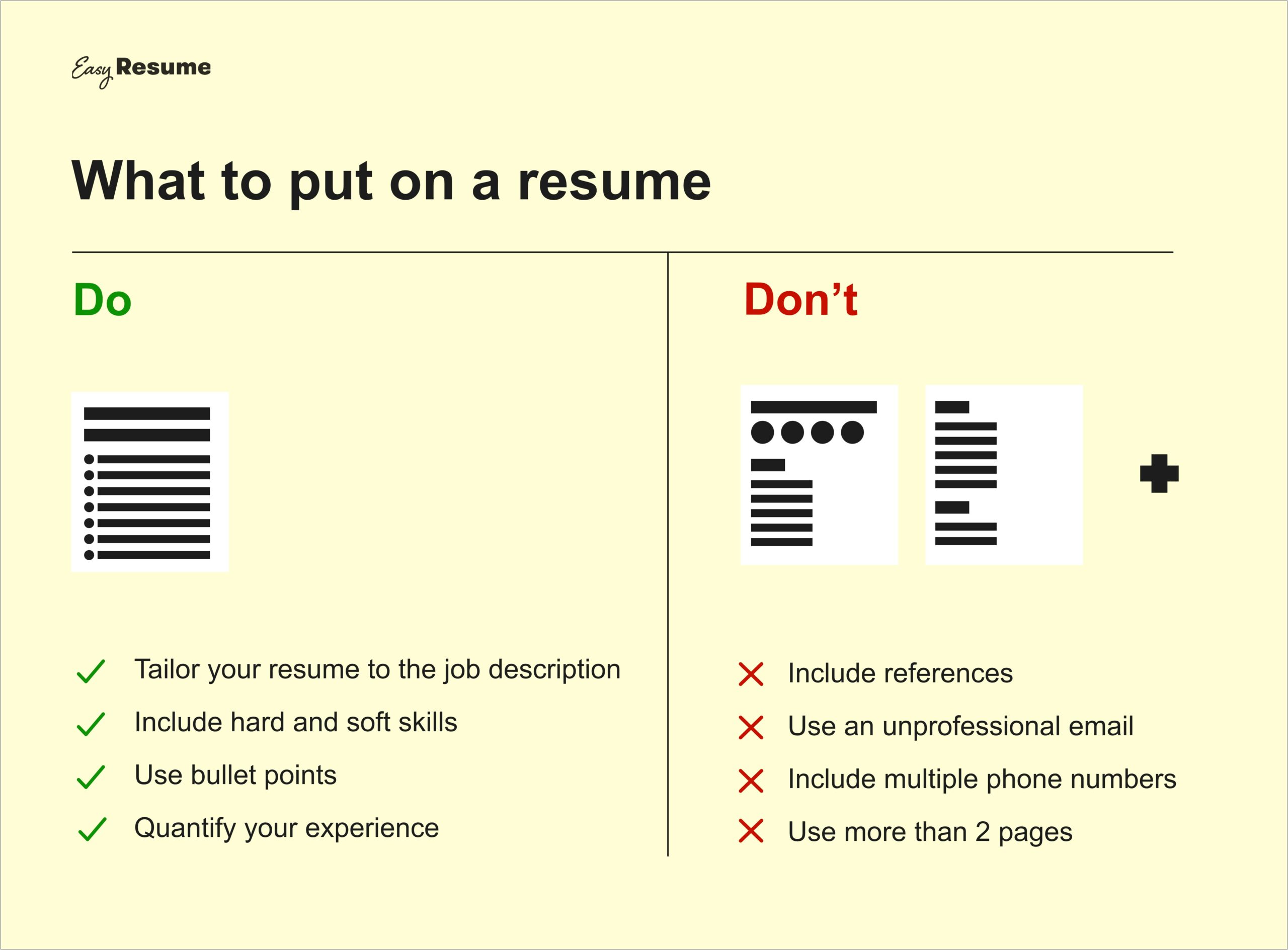 Things To Put For Skills On A Resume