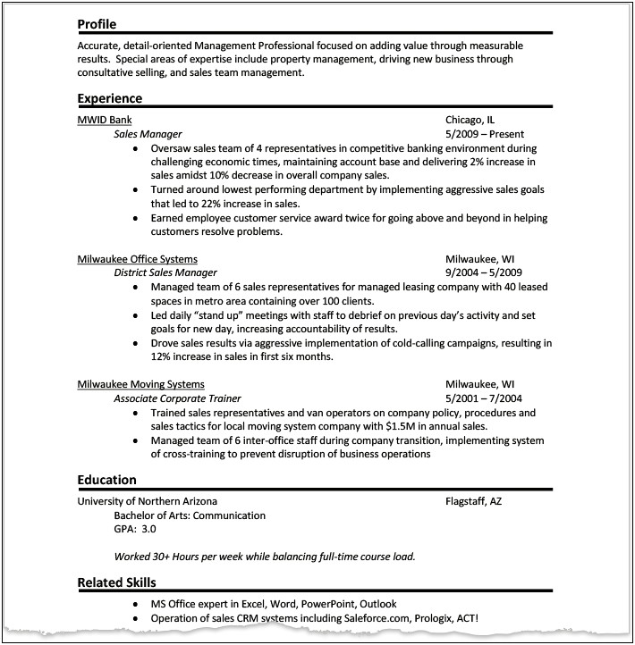 Tim Hortons Job Description For Resume