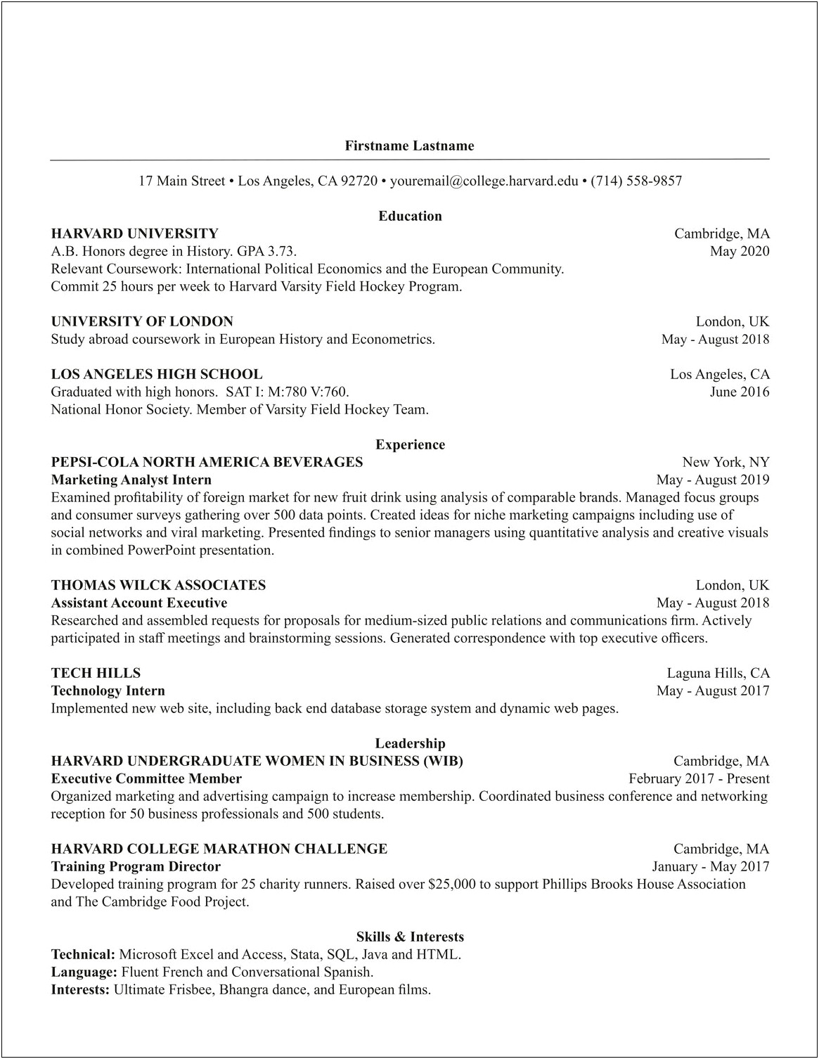 Time Warner Cable Field Technician Resume Sample