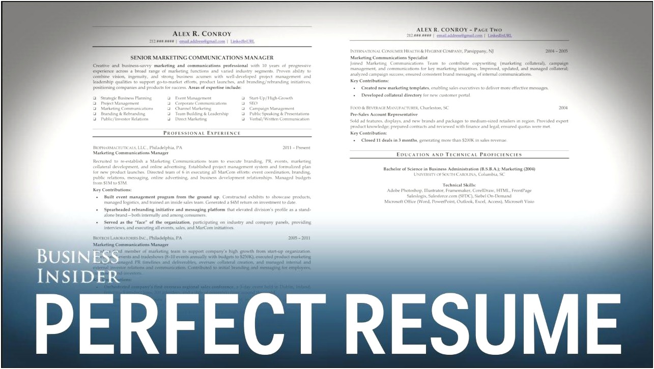 Tips For Creating A Good Resume