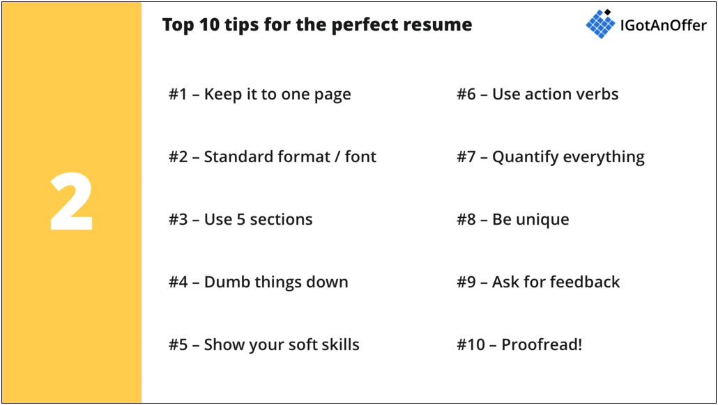 Tips On Skills Sections Of Resume
