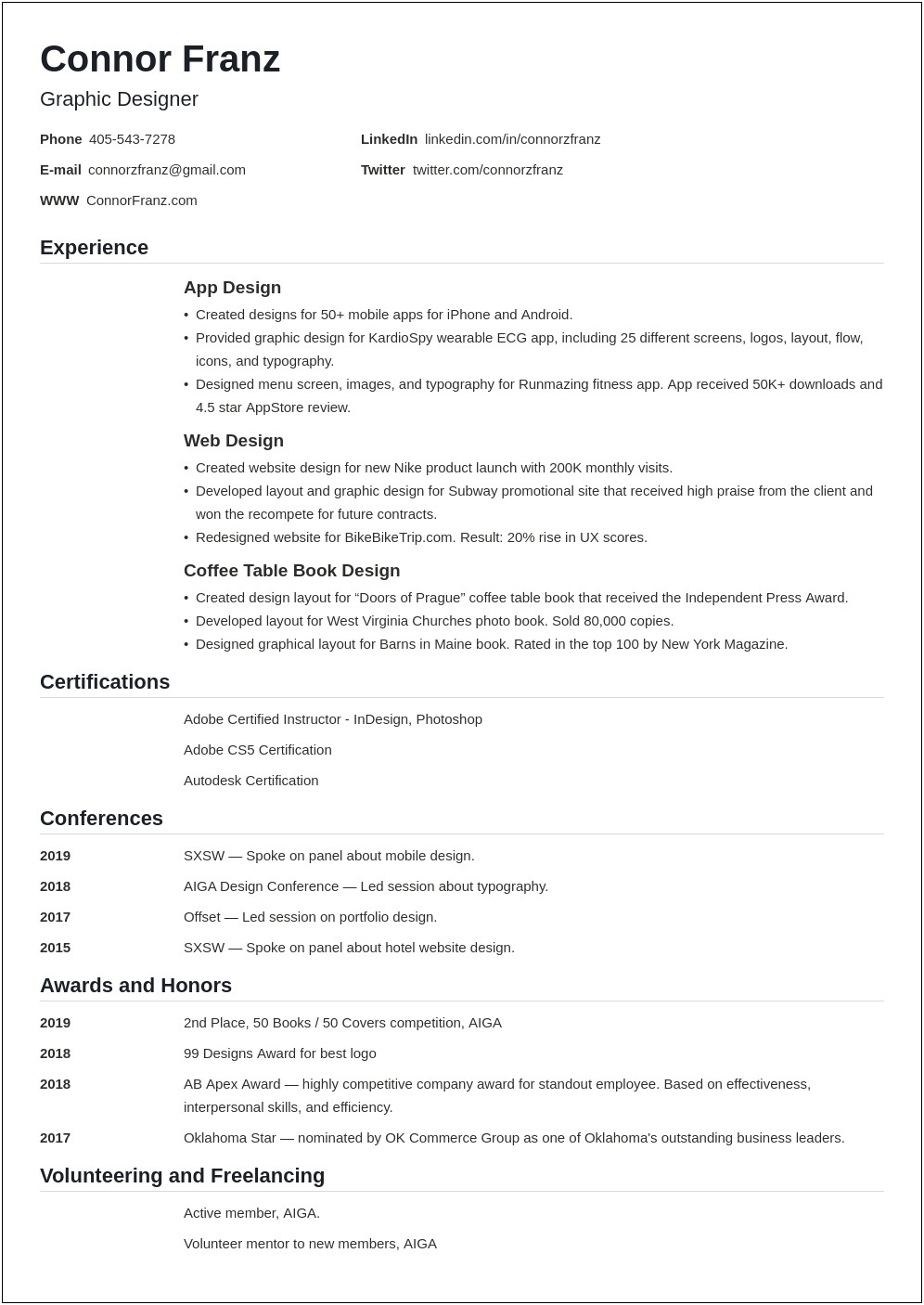 Too Many Jobs For One Page Resume