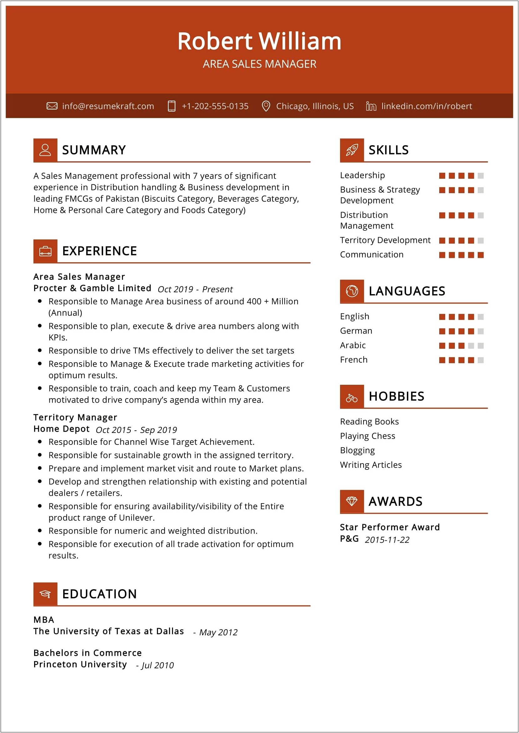 Top Words For Managers On Resume