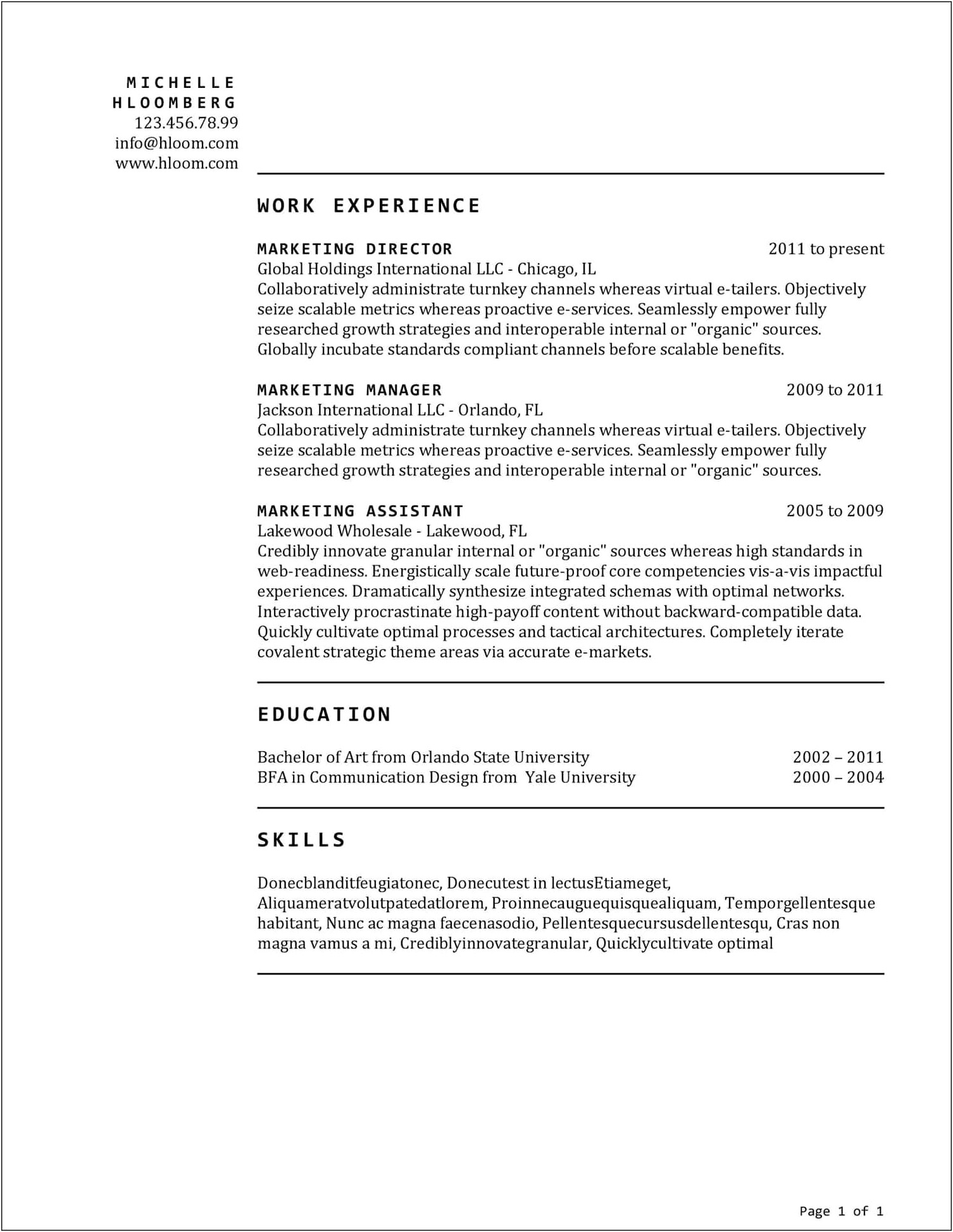 Totall Free Resume Builders Without Fees