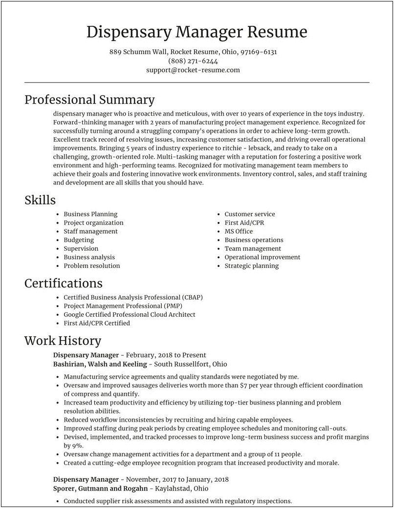 Toys R Us Assistant Manager Resume