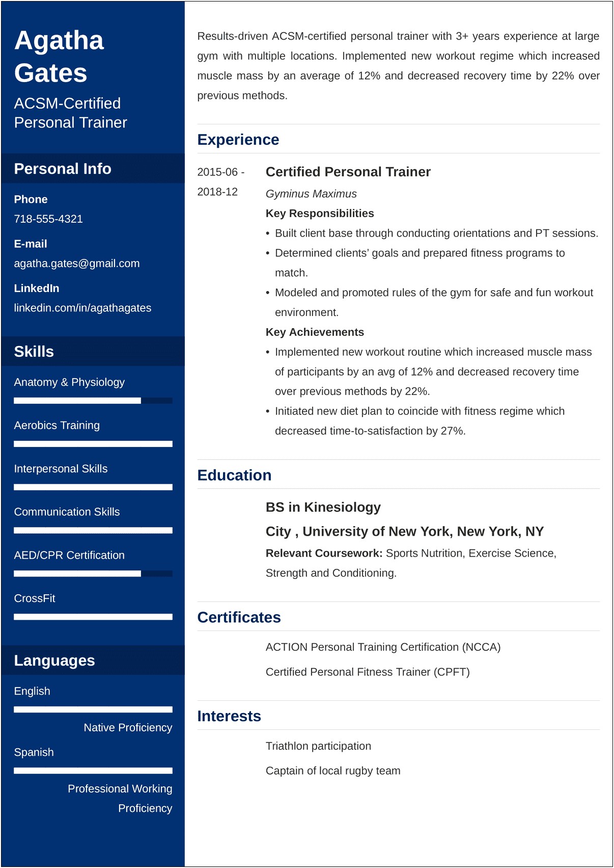 Training Coordinator Job Description For Resume
