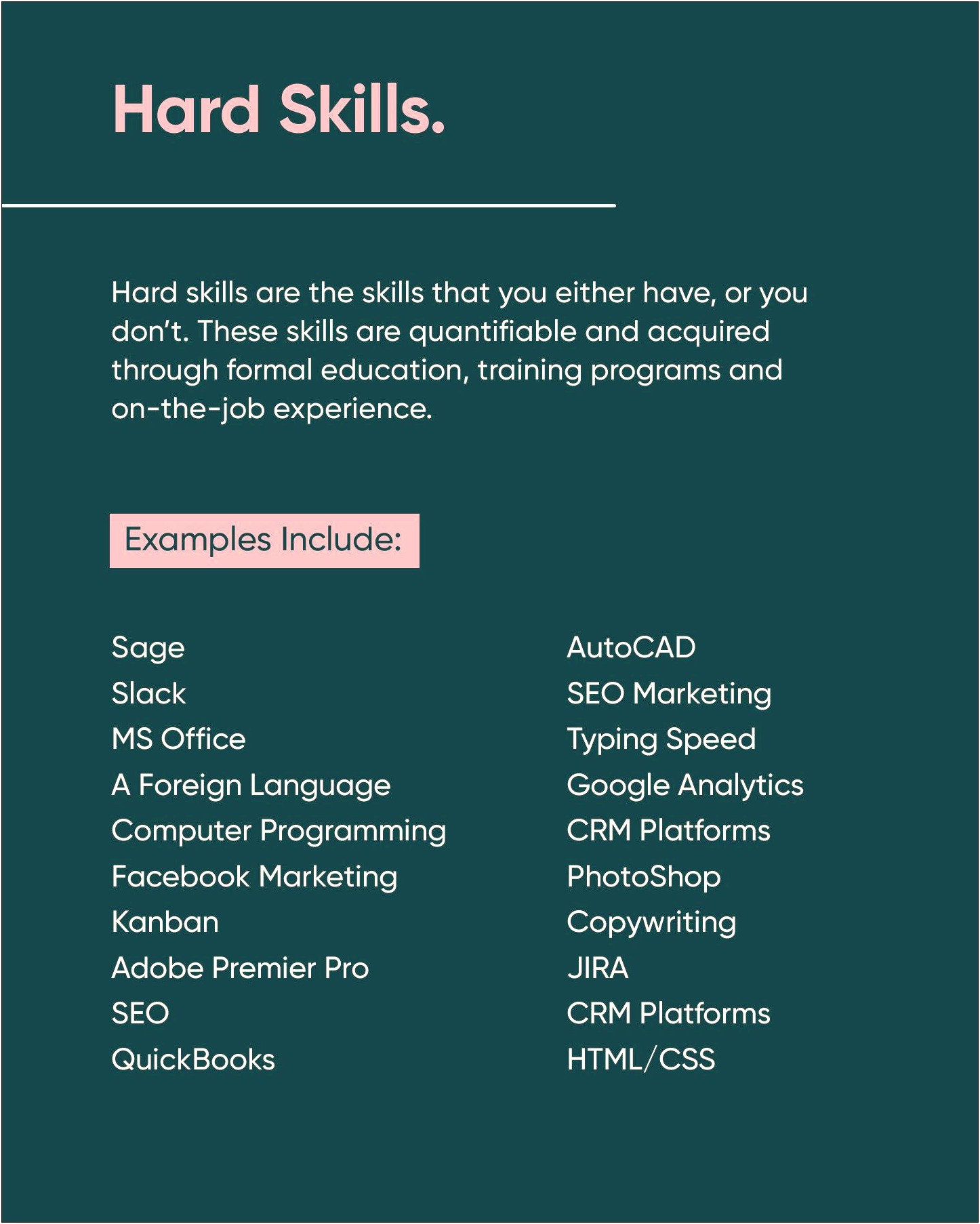 Types Of Skills To Add To Resumes