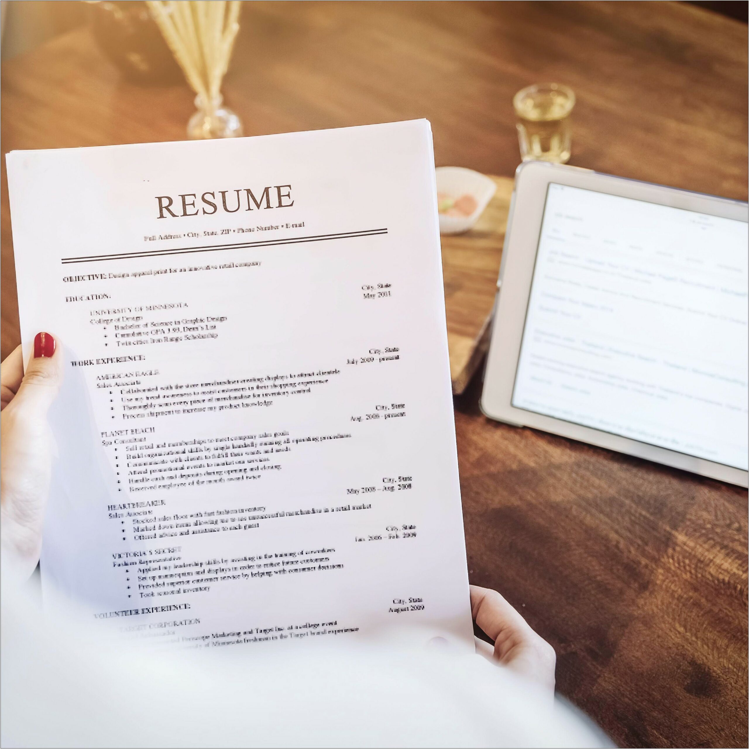 Update Resume And Key Words To Use