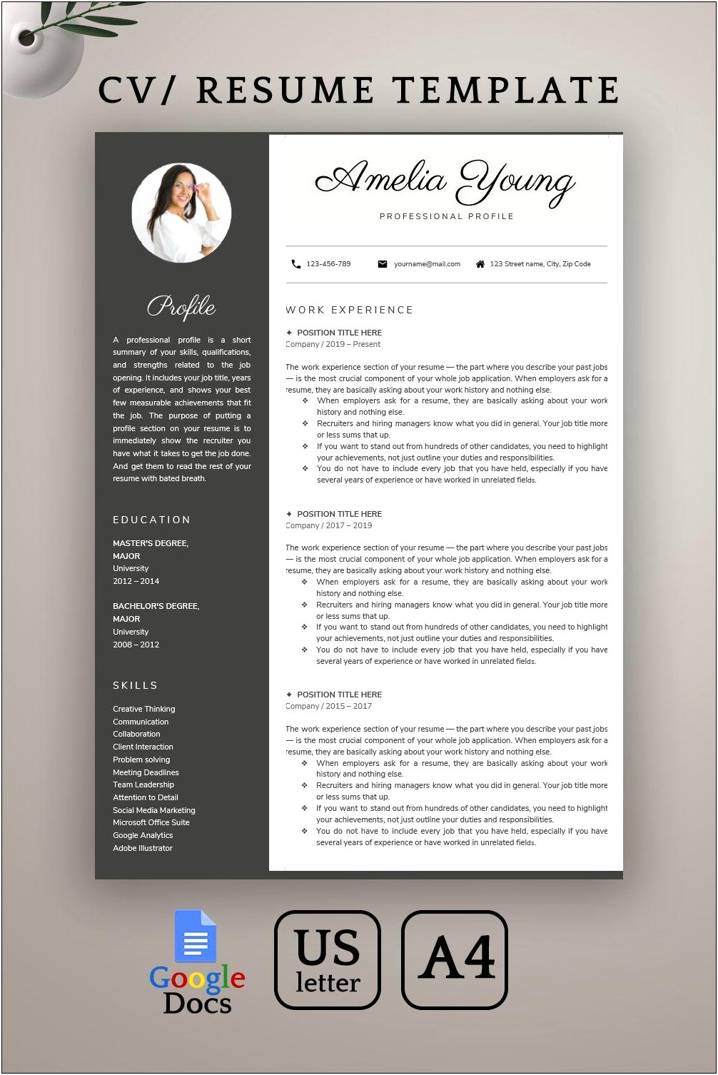 Using Resume Template In Google Docs