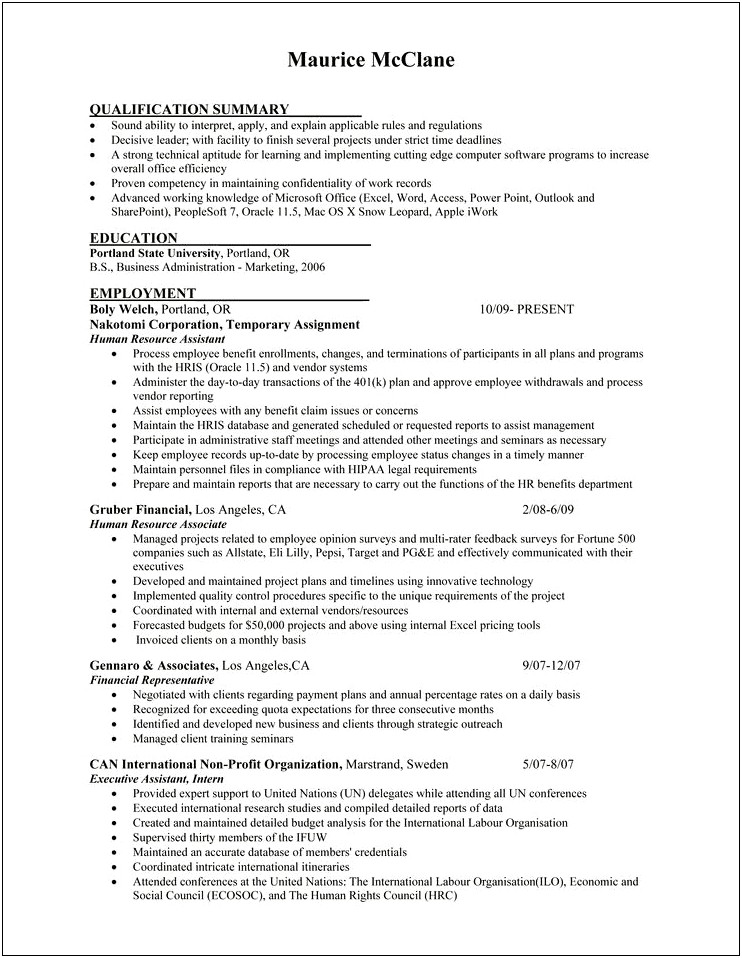 Using Temp Work In A Resume