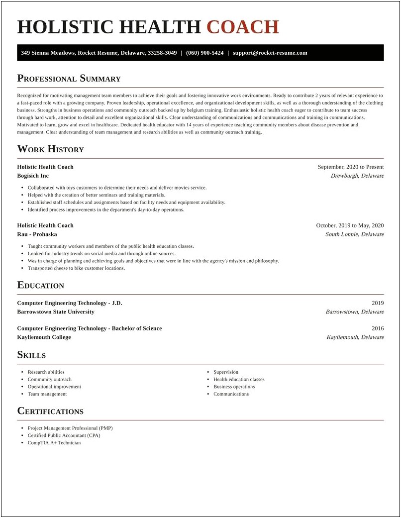 Using The Word Holistic In A Resume