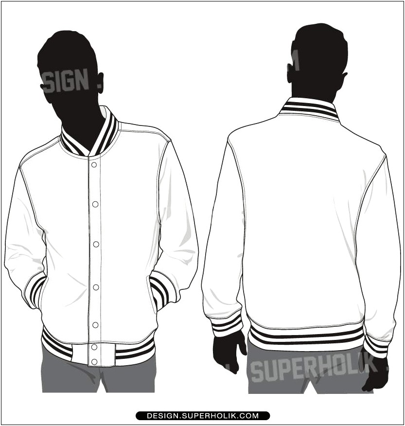 Varsity Jacket Template Psd Free Download