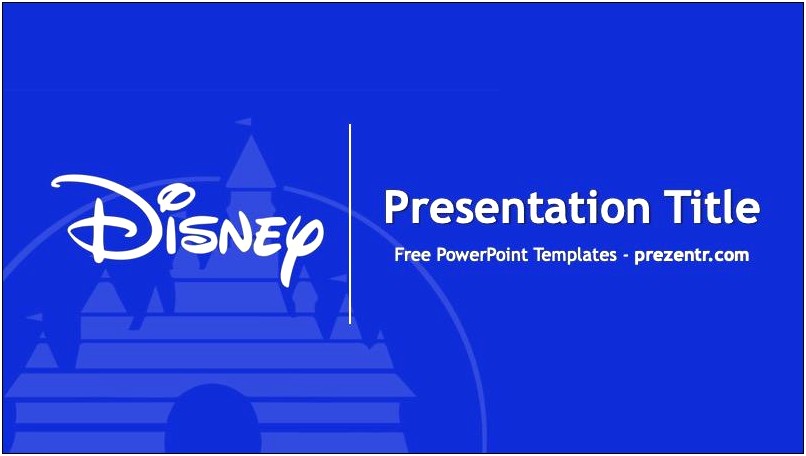 Walt Disney Powerpoint Templates Free Download
