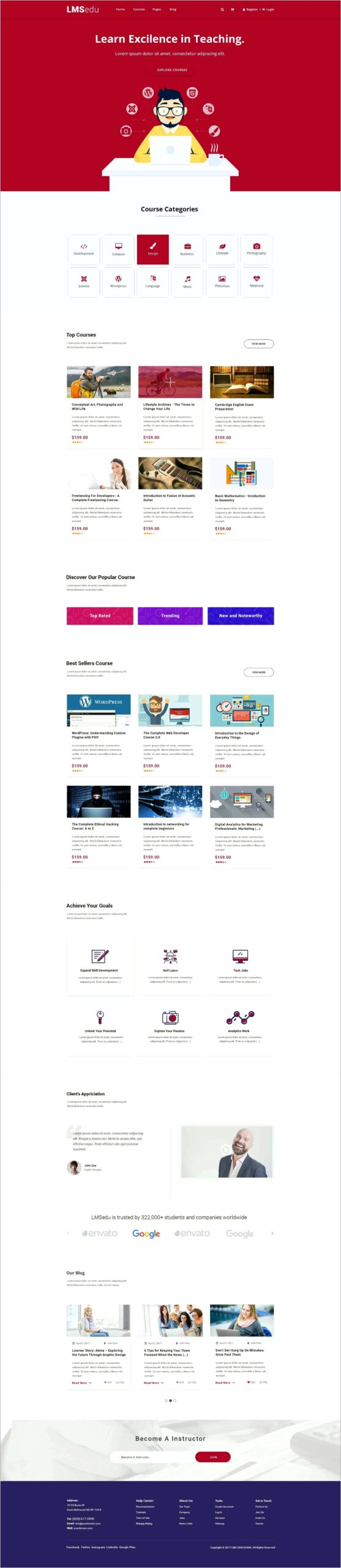 Web Page Psd Template Free Download