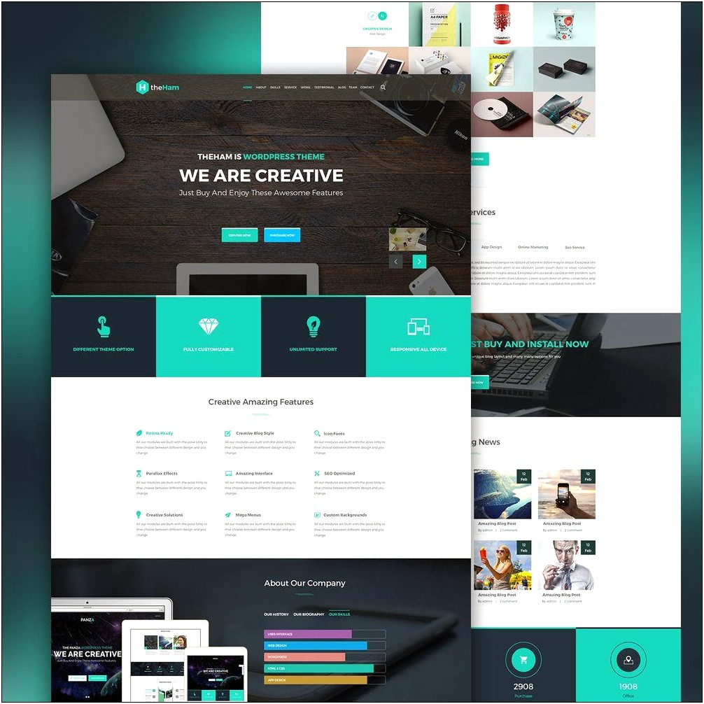 Web Page Template Psd Free Download