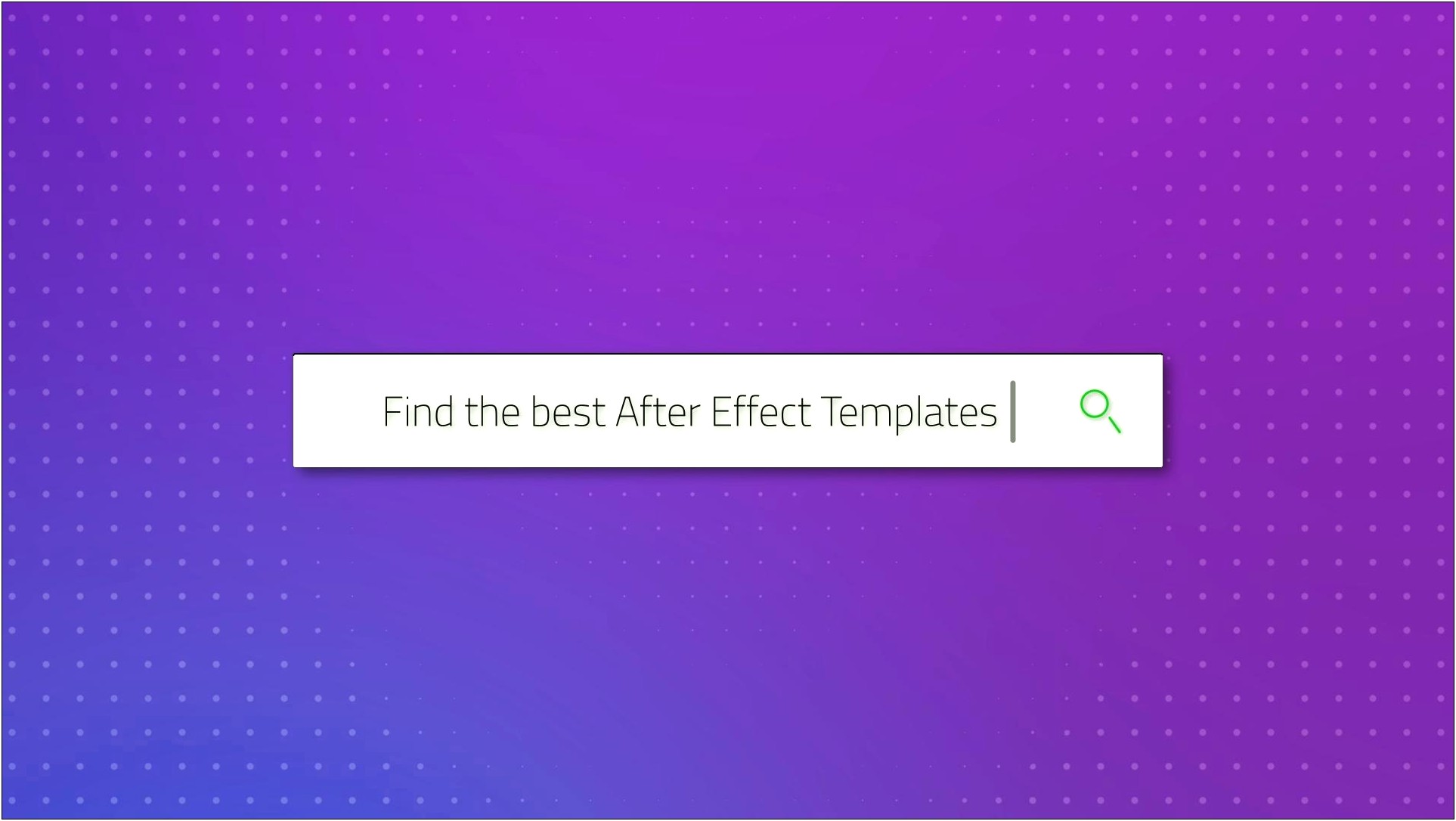 Web Search After Effects Template Free