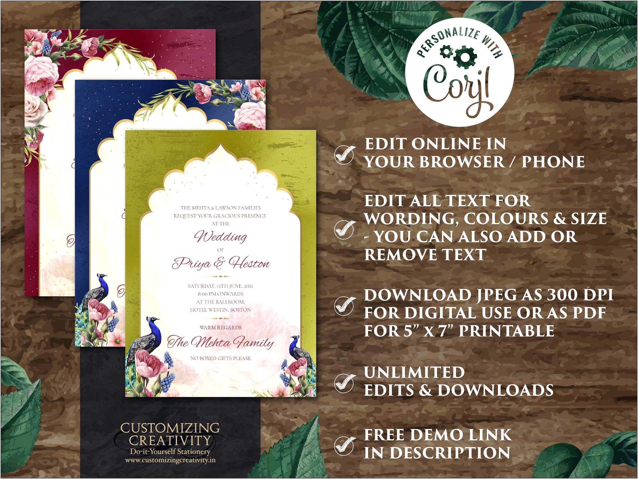 Wedding Invitation Email Template Indian Free