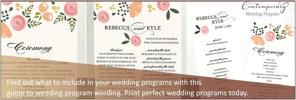 Wedding Mass Booklet Cover Template Free