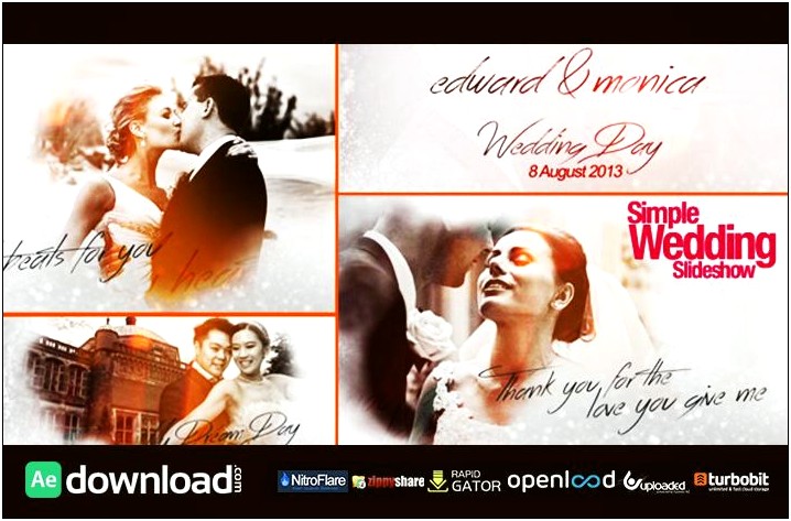 Wedding Opener After Effects Template Free