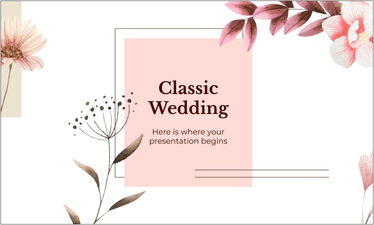 Wedding Powerpoint Presentation Templates Free Download