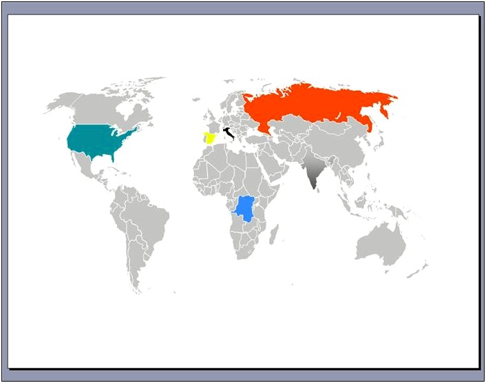 World Map Powerpoint Template Free Download