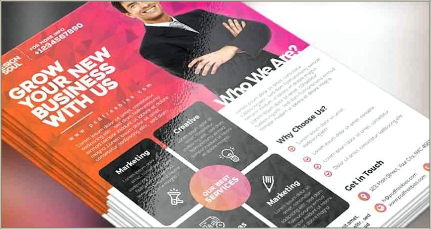 Business Poster Template Psd Free Download