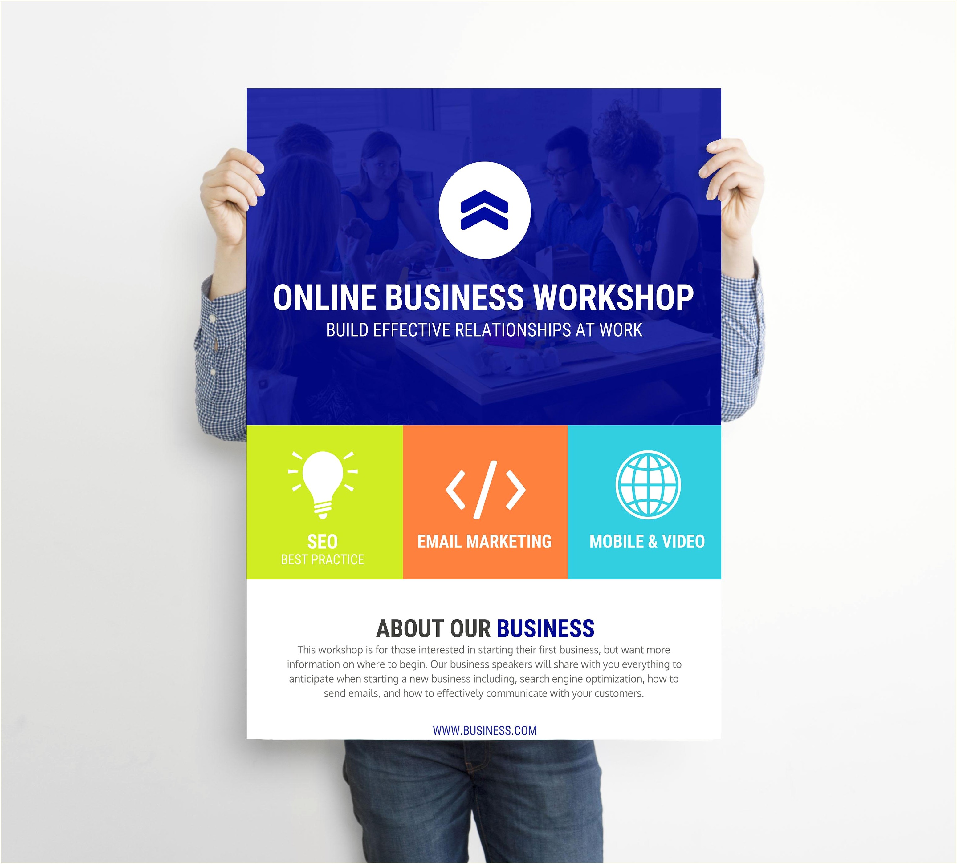 Business Workshop Flyer Free Word Templates