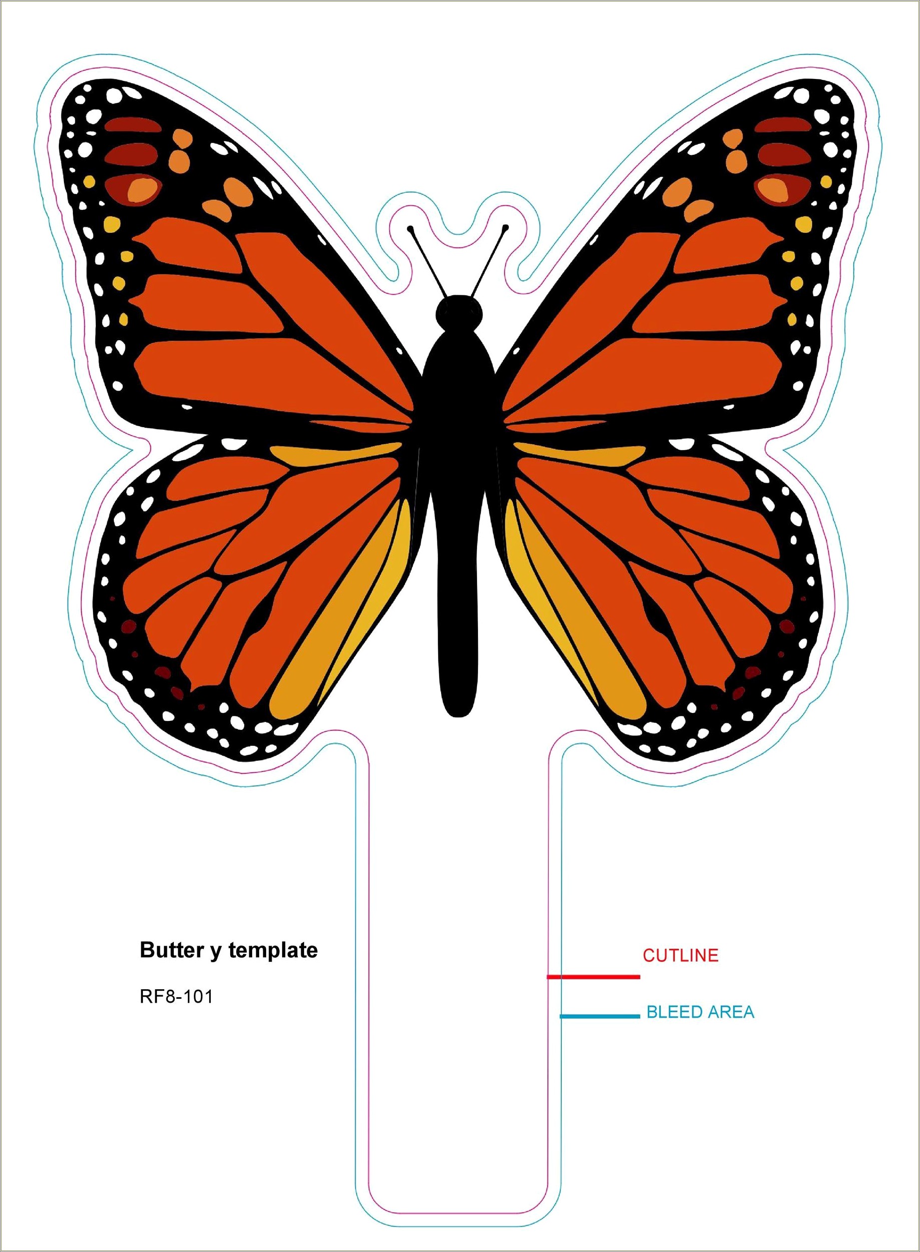 Butterfly Writing Paper Template Free Printable