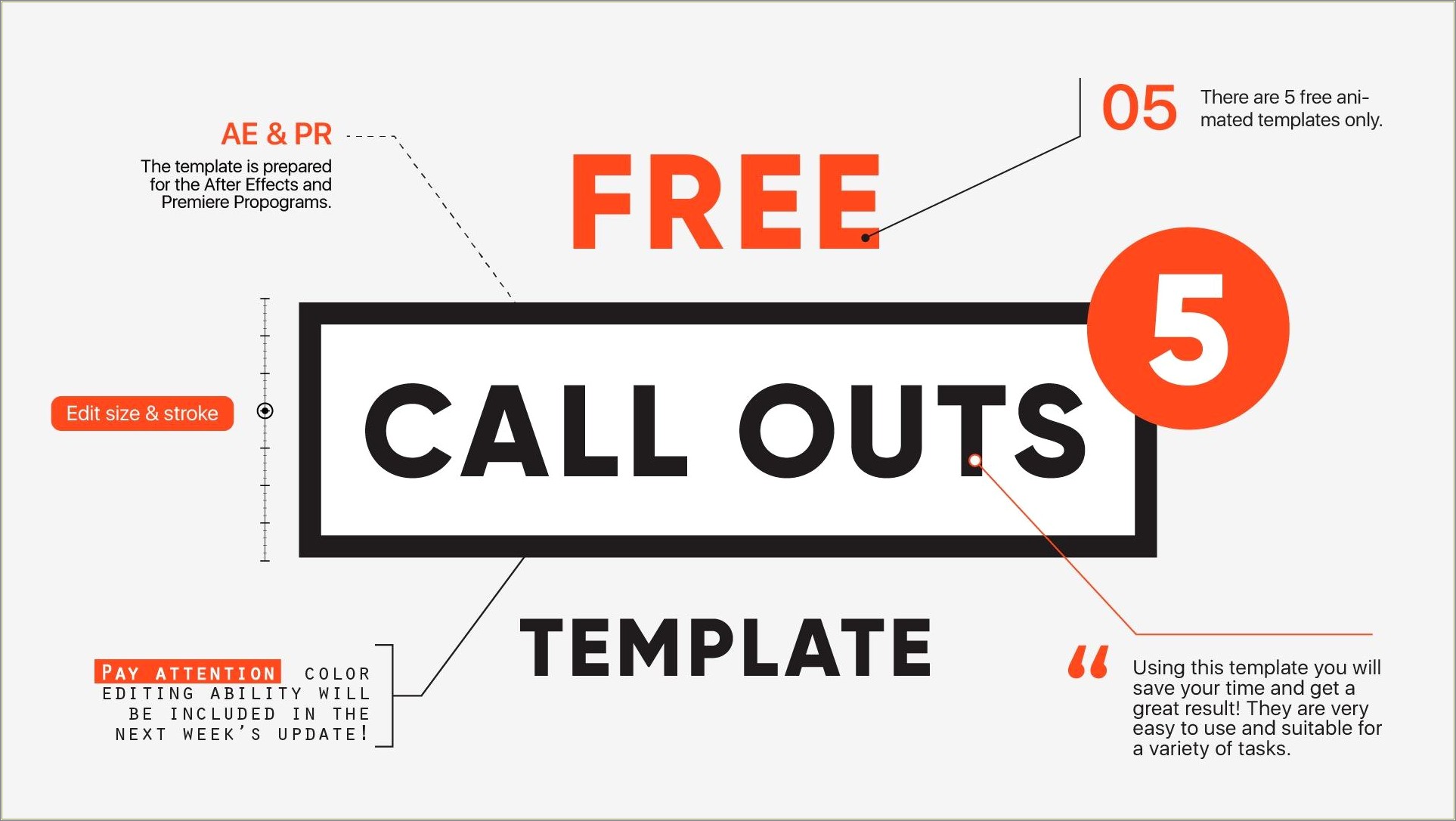 Callouts Motion 5.2 Free Template