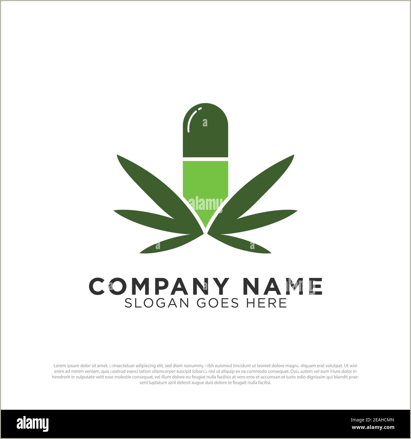 Cannabis Product Logo Design Templates Free