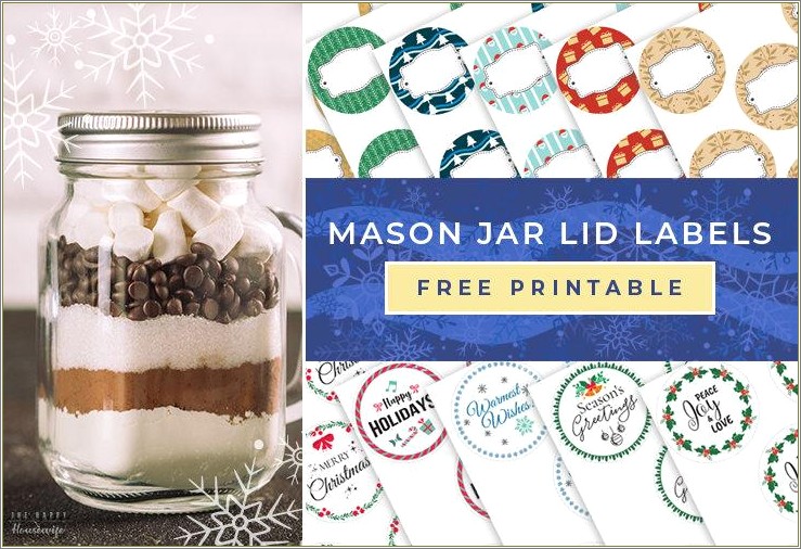 Canning Jar Lid Labels Template Free