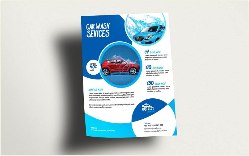 Car Wash Special Flyer Template Free