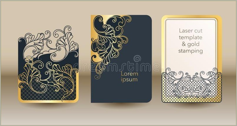 Cards And Pockets Free Wedding Templates