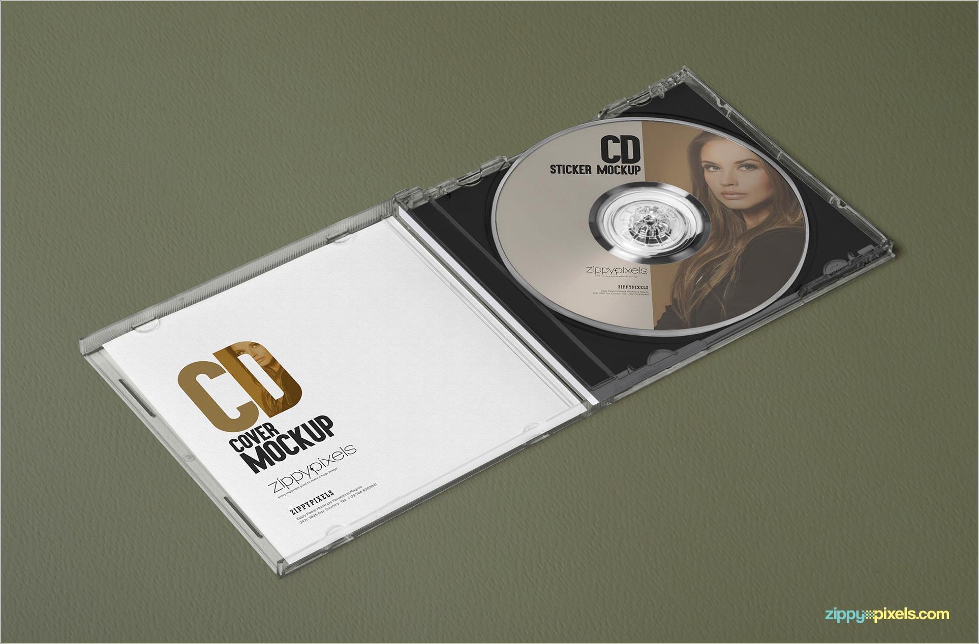Cd Case Template Psd Free Download