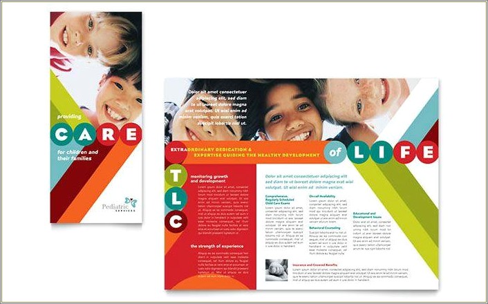 Child Activity Brochure Template Corel Free