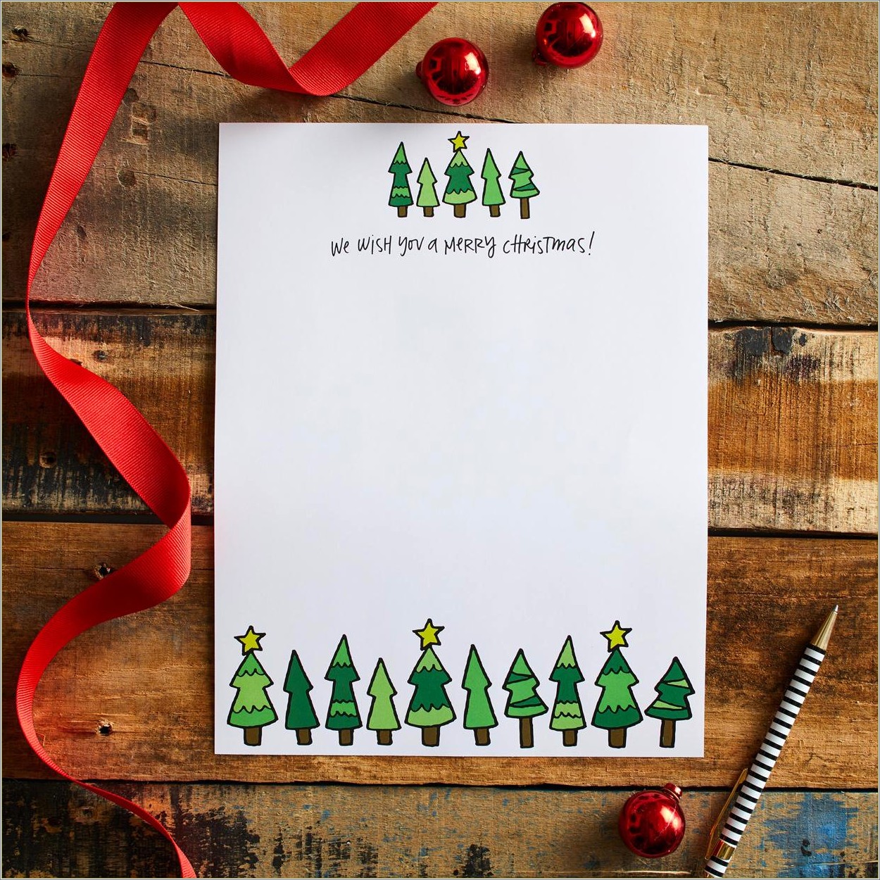 Christmas Letter Word Template 2010 Free