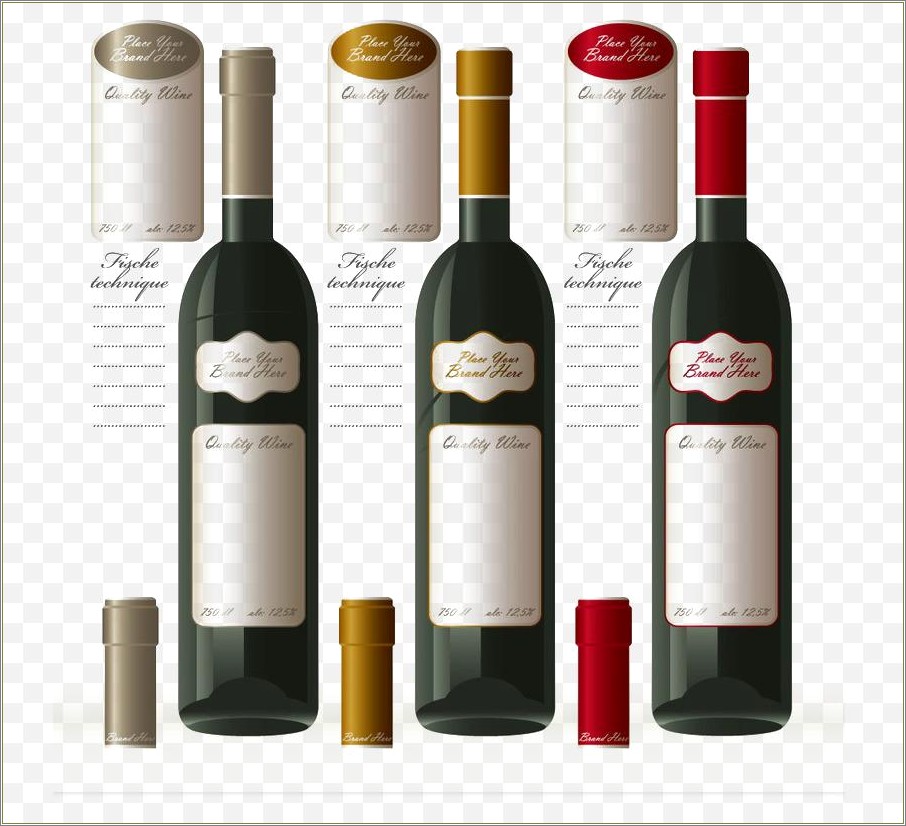 Christmas Wine Bottle Label Template Free