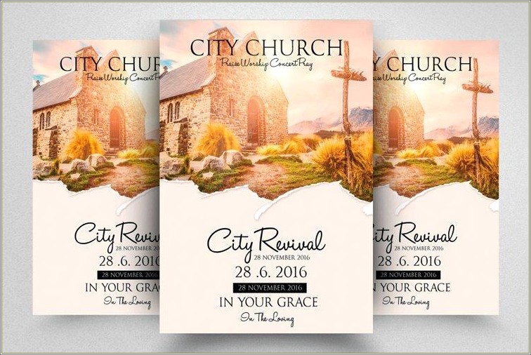 Church Homecoming Rivial Poster Free Template