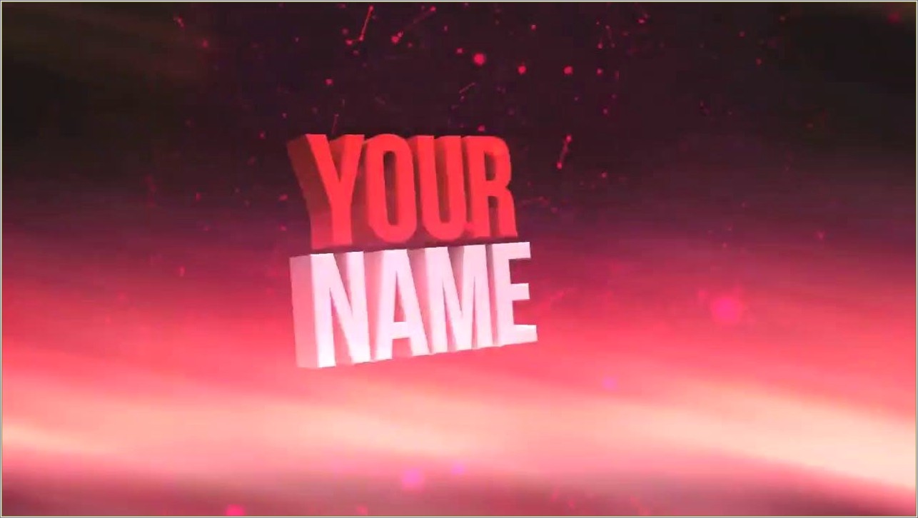 Cinema 4d Free Template Intro Text