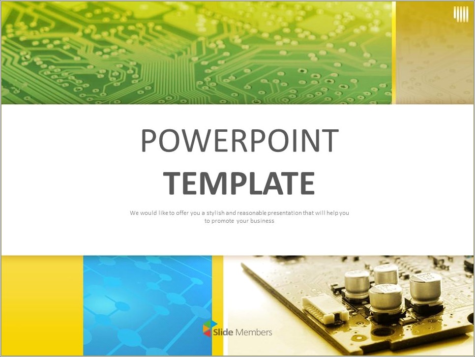 Circuit Board Powerpoint Template Free Download