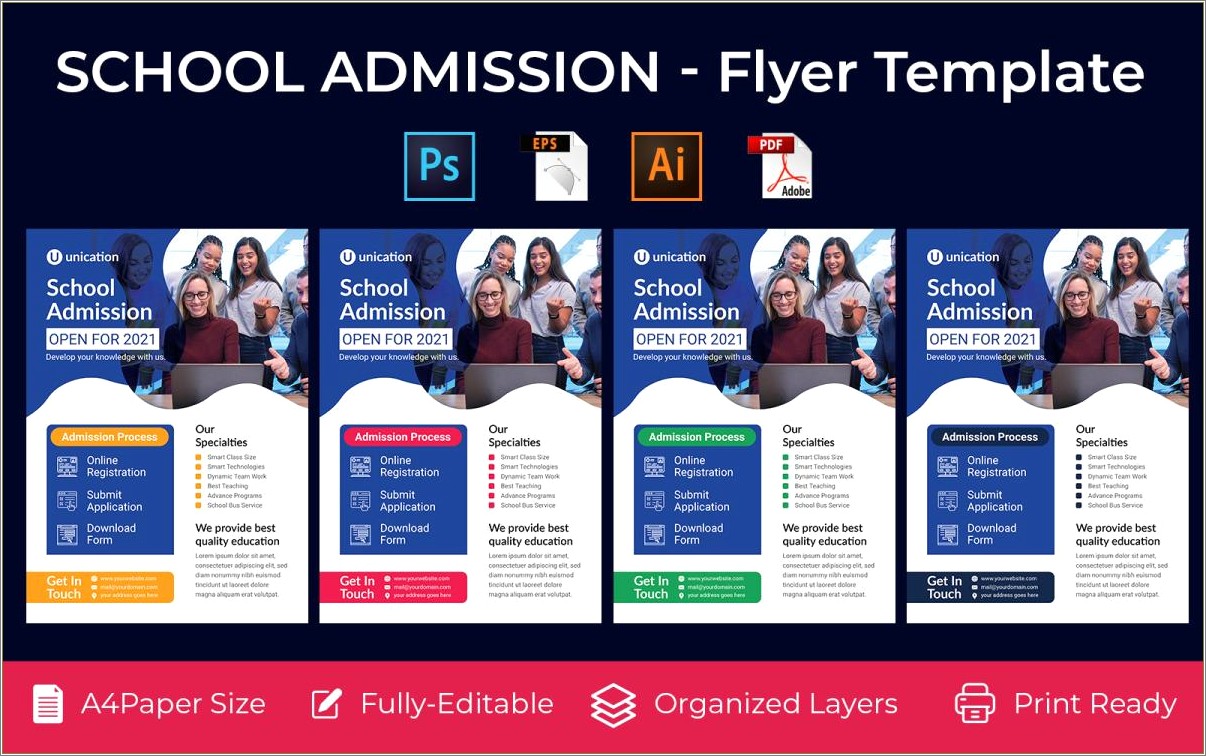 College Admission System Templates Free Download